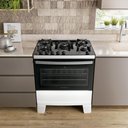 Ver imagem 7 de Fogão a Gás Atlas Agile Glass 5 Queimadores Mesa de Vidro Branco Tripla Chama Ignição Automá
