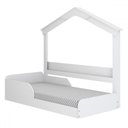 Ver imagem 2 de Cama Infantil Mimo com Casinha Montessoriana Branco - Movelbras