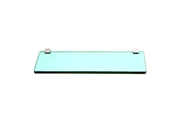 Porta Shampoo Reto em Vidro Verde Lapidado - Aquabox - 30cmx9cmx8mm - 1