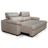 Sofá Reclinável 2,30M 2 Lugares Detroit T02 Couro Matte Nude - Mpozenato - 3