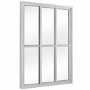 Ver imagem 3 de Porta Balcão 3 Folhas Vidro Alumínio Branco 210x200 Linha 25