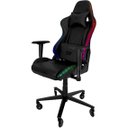 Ver imagem 2 de Cadeira Gamer Giratória Reclinável RGB Couro Sintético Preto Draxen - Dn1