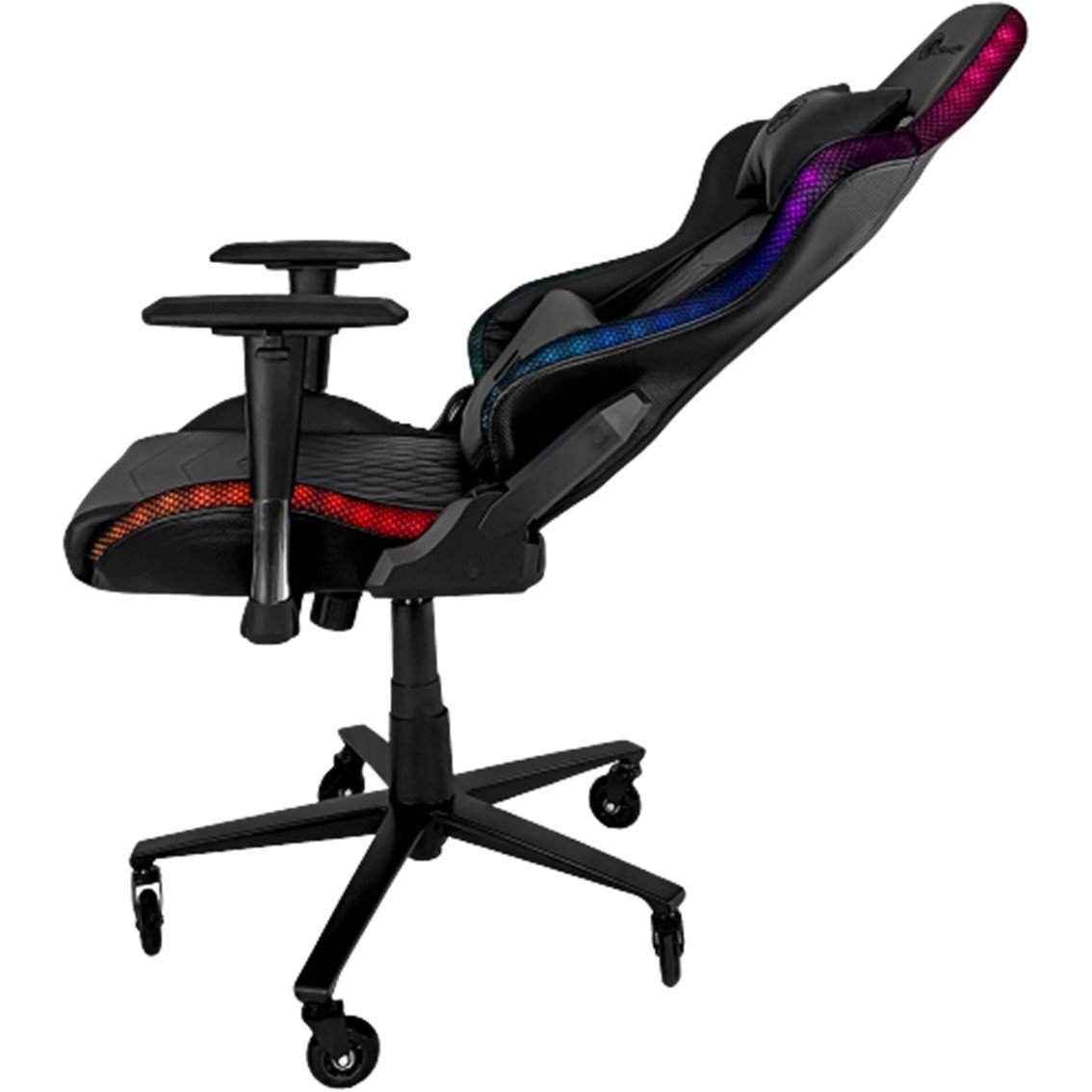 Cadeira Gamer Giratória Reclinável RGB Couro Sintético Preto Draxen - Dn1 - 5