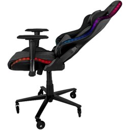 Cadeira Gamer Giratória Reclinável RGB Couro Sintético Preto Draxen - Dn1 - 5 Cadeira Gamer Giratória Reclinável RGB Couro Sintético Preto Draxen - Dn1 - 5