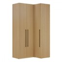 Ver imagem 2 de Guarda-roupa Modulado Infinity 3 Portas 3 Gavetas Savana - Genialflex
