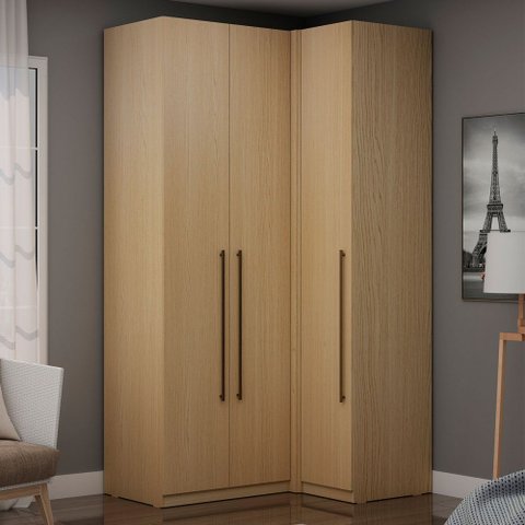 Guarda-roupa Modulado Infinity 3 Portas 3 Gavetas Savana - Genialflex
