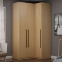 Ver imagem 1 de Guarda-roupa Modulado Infinity 3 Portas 3 Gavetas Savana - Genialflex