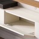 Ver mais imagens de Home Railay Decorativo Ripado Painel Suspenso 180cm p/TV até 65 Polegadas Offwhite/Freijó G73 - Gran