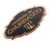 Placa Decorativa Cantinho Do Churrasco Madeira Rustica - 1