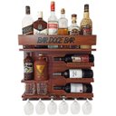Ver imagem 1 de Barzinho Adega Parede - Bar Doce Bar - 54 x 51 Imbuia