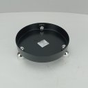 Ver imagem 2 de Bandeja Decorativa de Metal Preto 6x18x18cm Servir Mesa Organizar Café Aparador