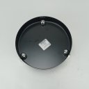 Ver imagem 3 de Bandeja Decorativa de Metal Preto 6x18x18cm Servir Mesa Organizar Café Aparador