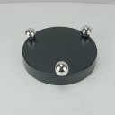 Ver imagem 4 de Bandeja Decorativa de Metal Preto 6x18x18cm Servir Mesa Organizar Café Aparador