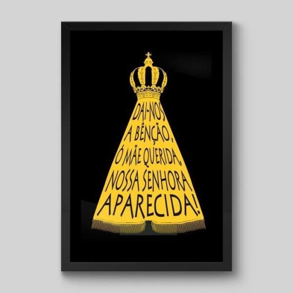 Quadro Nossa Senhora Aparecida Ouro - 1