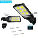 Ver mais imagens de Luminária Pública 20w Led Solar Poste Sensor e Fotocelula Branco Frio Ip66