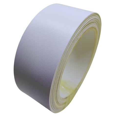 Fita de Borda Abs Branca Texturizado 60mm X 2mm X 50m para Moveis Acabamento Resistente Mdf