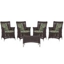 Ver imagem 1 de 4 Poltronas e 1 Mesa Igapó em Alumínio Pintura Fendi Corda Náutica Estofado 5