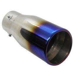 Ponteira Esportiva Aço Inox Grande Automotiva Universal Carro Escapamento - 3