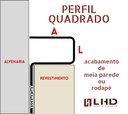 Ver imagem 5 de Perfil Quadrado, Aço Inox 304, Escovado, Dourado - 10 X 12 X 2000 Mm