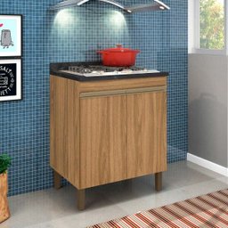 Balcão 70cm Karen 2 Gavetas P14 Nature - Mpozenato - 2