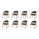 Ver imagem 3 de Kit 8 Cadeiras para Mesa de Jantar Gaia Yescasa