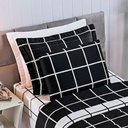 Ver imagem 3 de Colcha Cobre Leito Esplendor Solteiro 2 Peças Dupla Face - Preto - 100% Poliéster