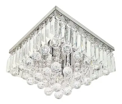 Lustre Cristais Legitimos 30x30 Placas Esferas Sala Quarto - 2