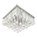 Ver imagem 2 de Lustre Cristais Legitimos 30x30 Placas Esferas Sala Quarto