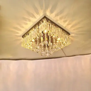 Ver imagem 5 de Lustre Cristais Legitimos 30x30 Placas Esferas Sala Quarto