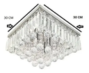 Ver imagem 3 de Lustre Cristais Legitimos 30x30 Placas Esferas Sala Quarto