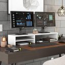 Ver imagem 5 de Base Suporte Stand-pro para Monitor Setup Soft Elevado 95x15cm em 100% Mdf Branco - Abmaza