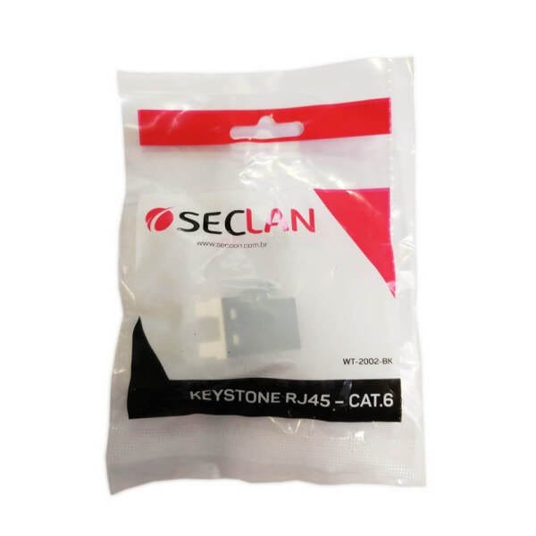 Keystone Conector rede Rj45 Cat6 Kit Com 20pçs - 4