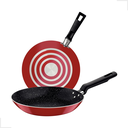 Ver imagem 2 de Jogo De Frigideiras Antiaderente Starflon 2 Peças Tramontina Kit Conjunto:Vermelho