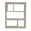 Ver imagem 1 de Estante de Parede Multiuso Decoração Livros Madeirado em Mdf [f031]