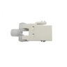 Kit com 40 Conector Fêmea Rj45 Keystone Cat6 Branco - 4