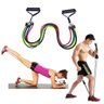 Kit 5 Elasticos Extensores Tubing Fitness Exercicios Em Casa Funcional Esportes - 1