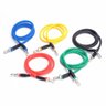 Kit 5 Elasticos Extensores Tubing Fitness Exercicios Em Casa Funcional Esportes - 10