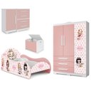 Ver imagem 2 de Jogo De Quarto Infantil Menina Jolie Rosa