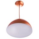 Ver imagem 2 de Pendente Meia Bola 40 Cobre Sala Cozinha Churrasqueira