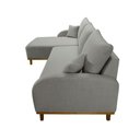 Ver imagem 6 de Sofá Albano Linho 250cm Chaise Lado Esquerdo Meu Sofá Online A230 Linho Cinza