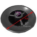 Ver imagem 5 de Botão chapa hamburguer profissional em baquelite preto 3pç