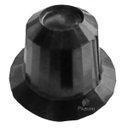 Ver imagem 2 de Botão chapa hamburguer profissional em baquelite preto 3pç