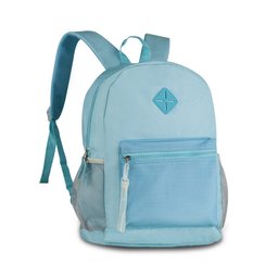 MOCHILA BOLSA CASUAL ESCOLAR CORES UNISSEX PREMIUM:Azul - 1