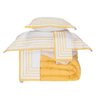 Edredom King Soft 5 Peças Coberdrom Hipercal 400 Fios:amarelo - 3