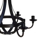 Ver imagem 6 de Pendente de Teto Lustre Rústico de Metal para Decoração de Sala Retrô