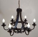 Ver mais imagens de Pendente de Teto Lustre Rústico de Metal para Decoração de Sala Retrô