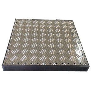 Tampa Xadrez Ventilada 80 x 80 cm - Casa de Maquina Piscina