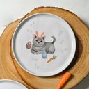 Ver imagem 5 de Prato de Sobremesa Bio Gatinhos Ø21,5cm Páscoa Sortido 1 Unidade Porto Brasil