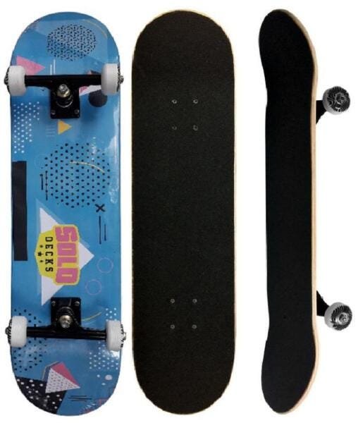 Skate Montado Solo Decks Forma 8.0 Resiste Ate 70kg