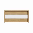 Ver imagem 6 de Balcão de Atendimento Recepção 120 cm Reto Baixo F5 Office Cor:Macadâmia com Branco